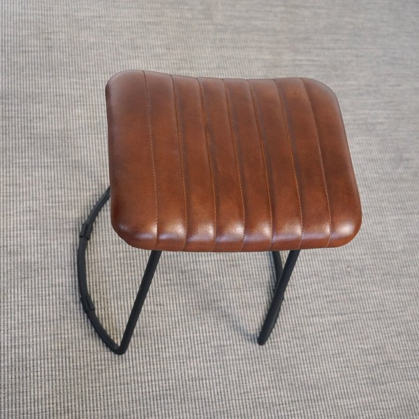 Tabouret d’appoint cuir Scrambler