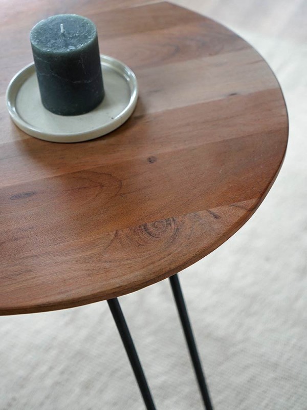 Lot de tables basses scandinaves gigognes