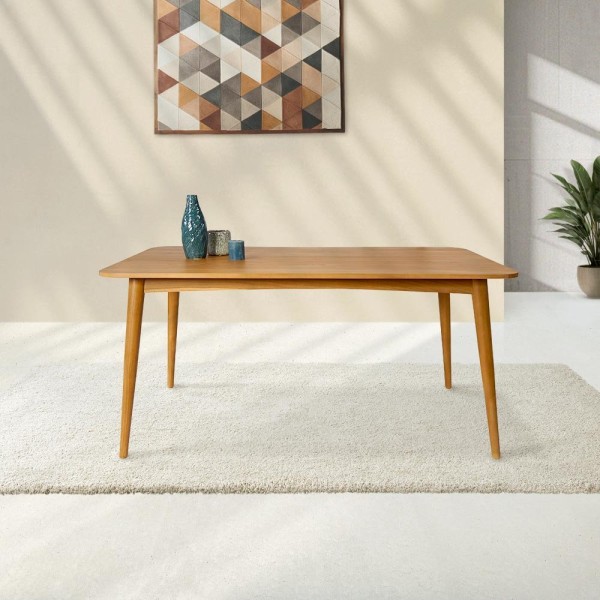 Table à manger en teck massif 160 cm - Siti