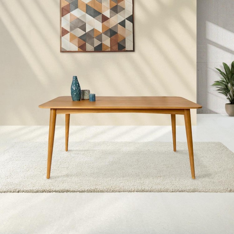 Table à manger en teck massif 160 cm - Siti