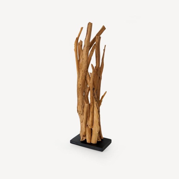 Objet décoratif en teck recyclé