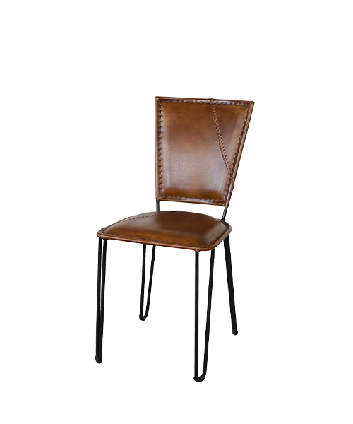 Chaises en cuir